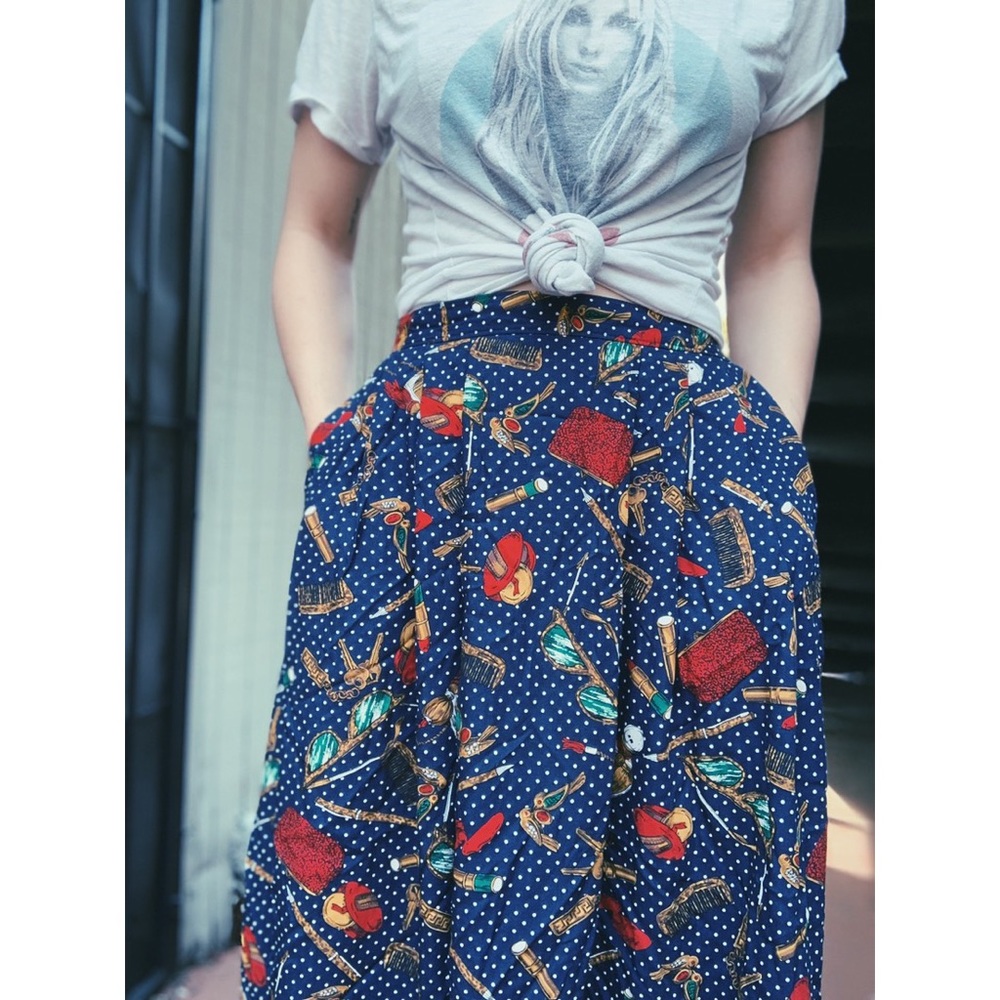 Vintage Pendleton Print Skirt
